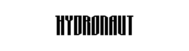 Hydronaut  Скачать бесплатные шрифты