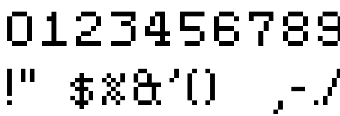 Hydrophilia Iced Font OTHER CHARS