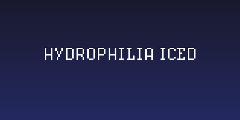 Hydrophilia Iced Social Header