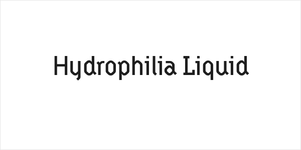 Hydrophilia Liquid Logo