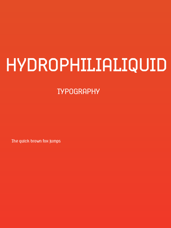 HydrophiliaLiquid Poster