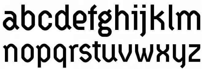 Hydrophilia フォント 小文字