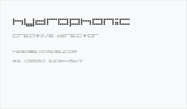 Hydrophonic Business Card