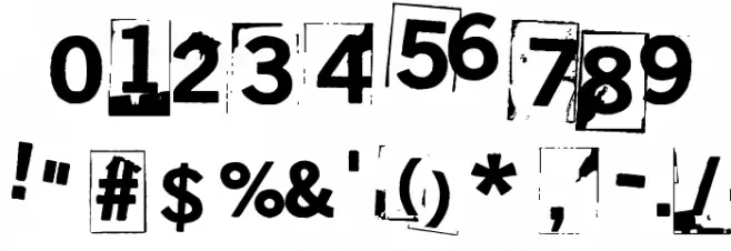 Hyeenan haukotus Font OTHER CHARS