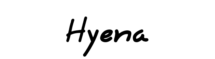 Hyena  免费字体下载