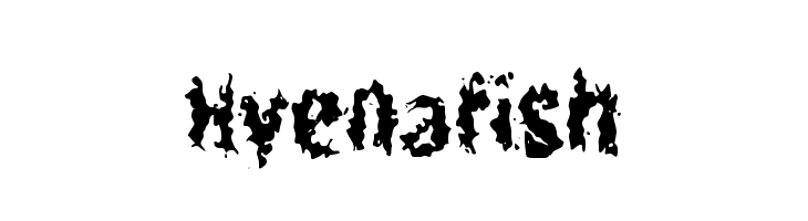 Hyenafish フォント