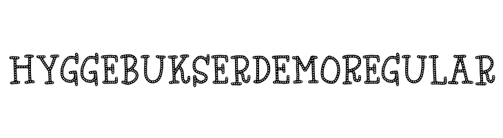 Hyggebukser DEMO Regular  Fuentes Gratis Descargar