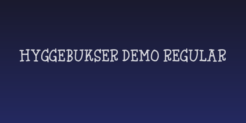 Hyggebukser DEMO Regular Social Header