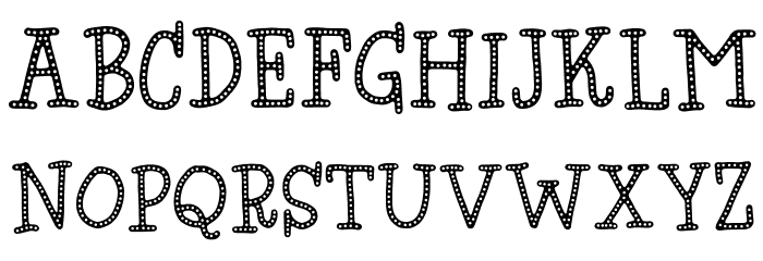Hyggebukser DEMO Regular Font LOWERCASE
