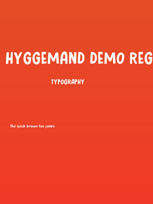 Hyggemand DEMO Regular Poster