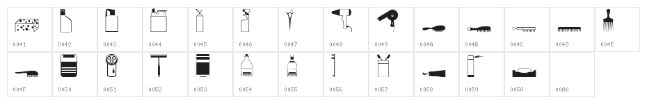 Hygiene Things Character Map