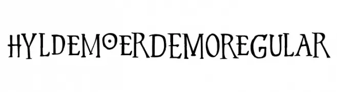 Hyldemoer DEMO Regular  免费字体下载