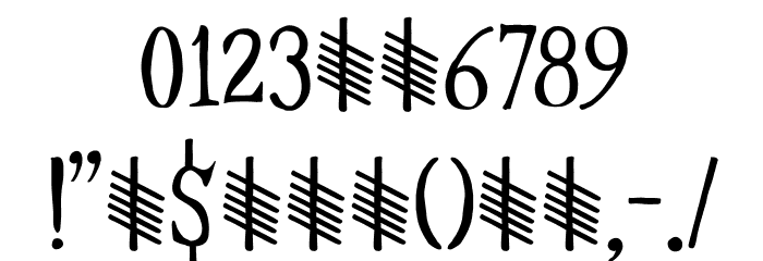 Hyldemoer DEMO Regular Font OTHER CHARS