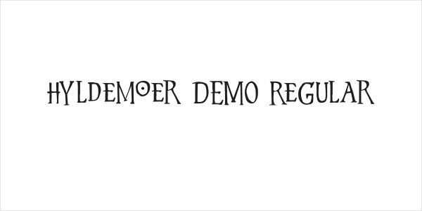 Hyldemoer DEMO Regular Logo
