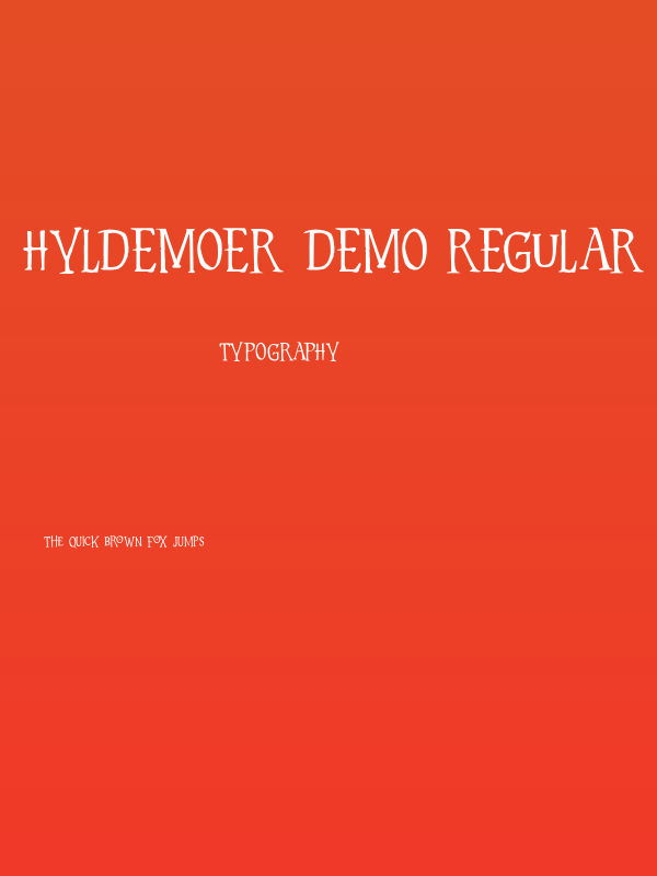 Hyldemoer DEMO Regular Poster