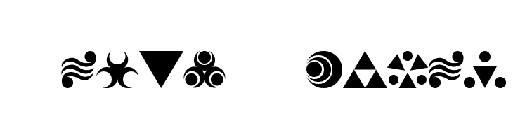 Hylian Symbols Font
