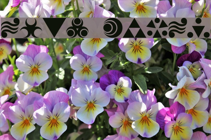 Hylian Symbols Fonte examples