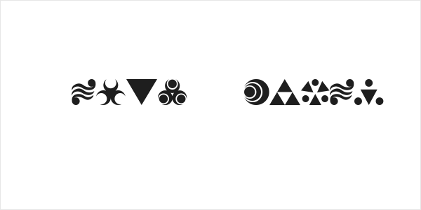 Hylian Symbols Logo