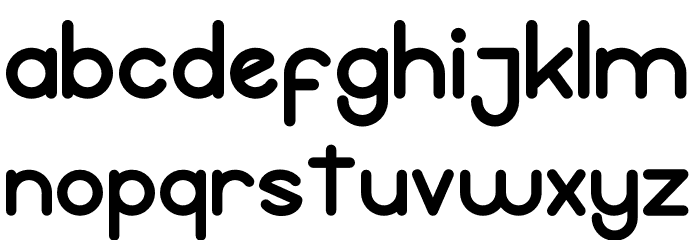Hymala Font LOWERCASE
