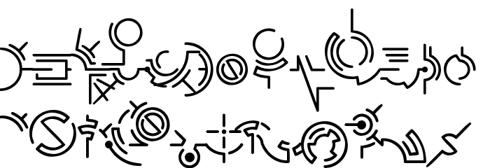 Hymmnos Font LOWERCASE