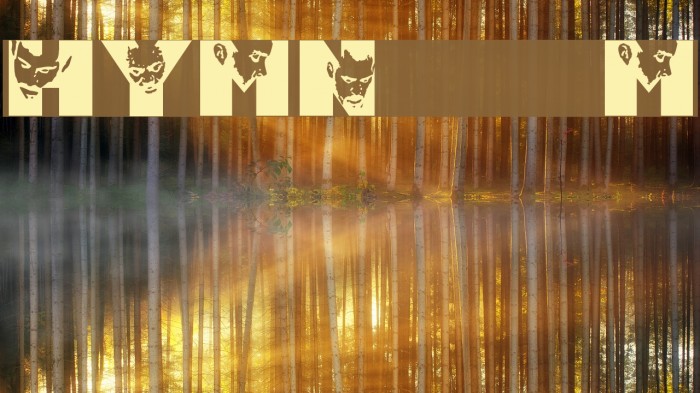 Hymn DEMO Font examples