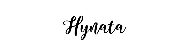 Hynata  免费字体下载
