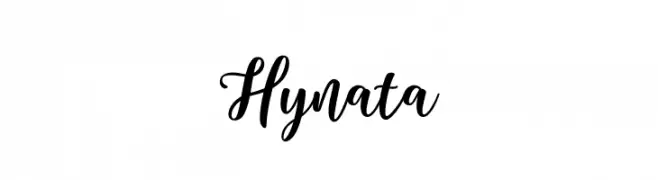Hynata  Frei Schriftart Herunterladen