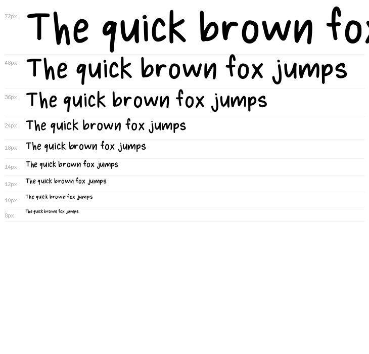 Hynings Handwriting Regular Waterfall