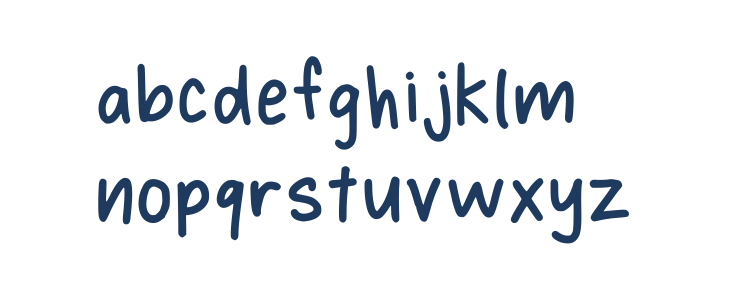 Hynings Handwriting V2 Regular Lowercase