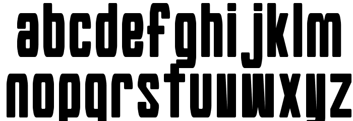 Hyouzi Display 2 Font LOWERCASE