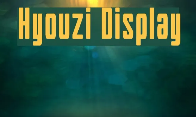 Hyouzi Display Example 1