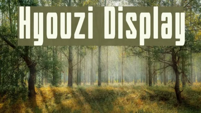 Hyouzi Display Example 2