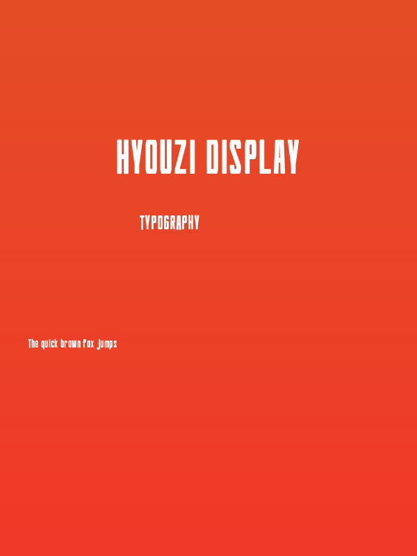 Hyouzi Display Poster