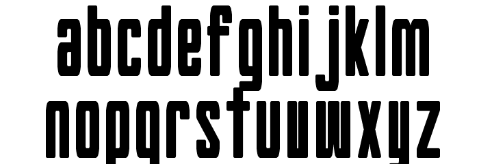 Hyouzi Display Font LOWERCASE