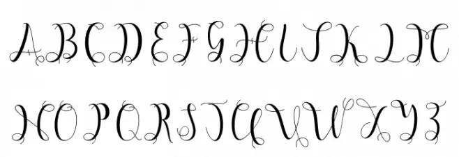 Hypatia 字体 大写