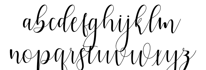 Hypatia Font LOWERCASE