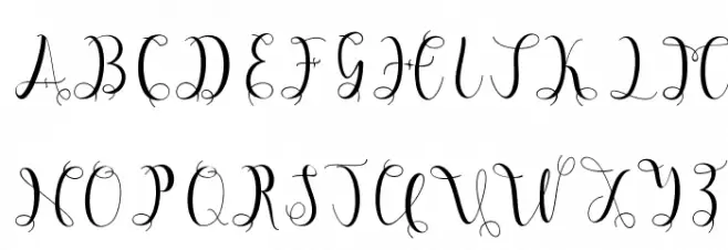 Hypatia Font UPPERCASE
