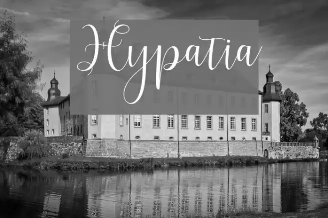Hypatia Font examples