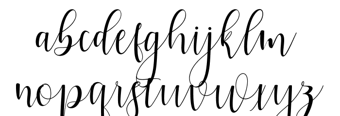 Hypatia Font LOWERCASE