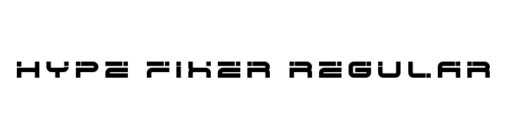 Hype Fixer Regular  les polices de caractères gratuit tlcharger