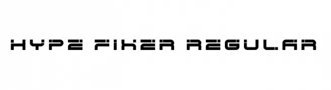 Hype Fixer Regular  Frei Schriftart Herunterladen