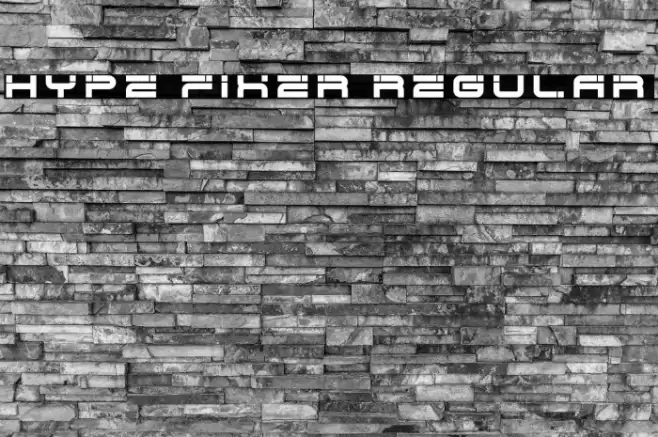 Hype Fixer Regular Font examples