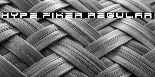 Hype Fixer Regular Font examples