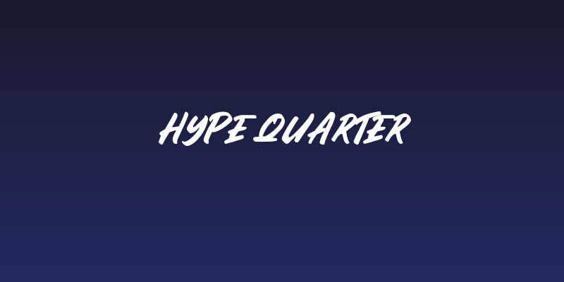 Hype Quarter Social Header