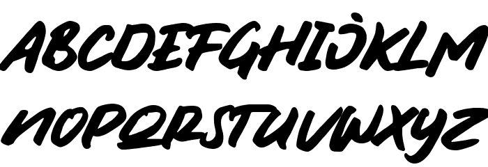 Hype Quarter Font LOWERCASE