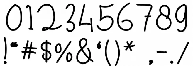 Hype Font OTHER CHARS