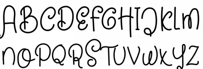Hype Font UPPERCASE