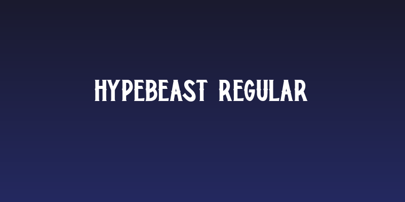 Hypebeast Regular Social Header