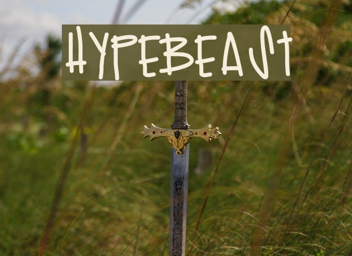 Hypebeast Font examples