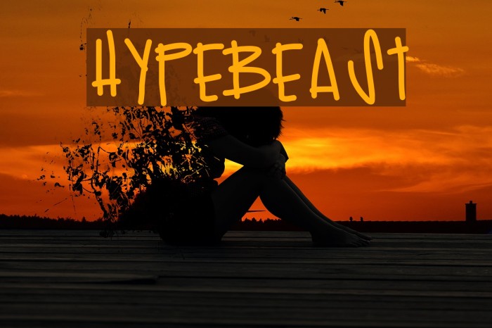 Hypebeast Font examples